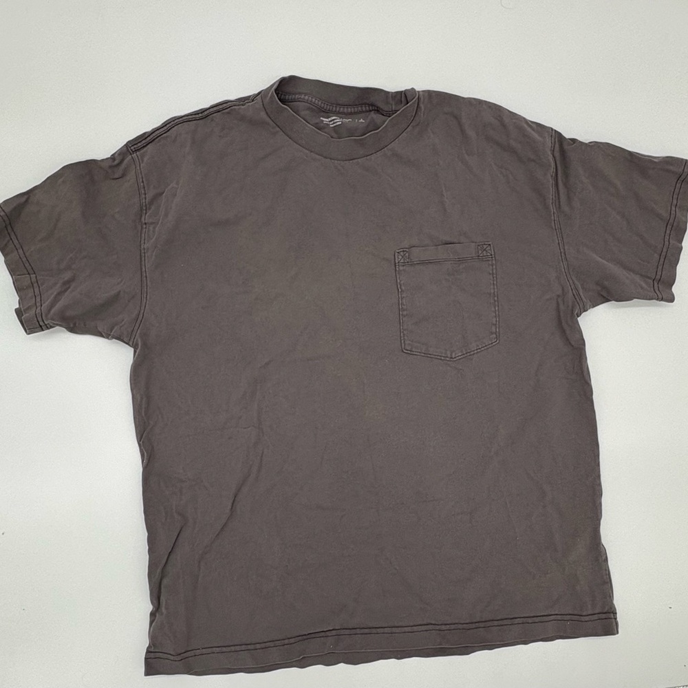 Abercrombie & Fitch Charcoal Pocket Tee